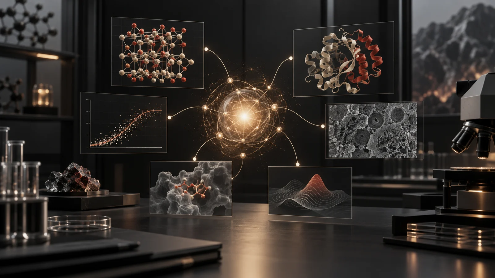 AI4Science 科研智能平台连接分子、蛋白质、材料和数据分析